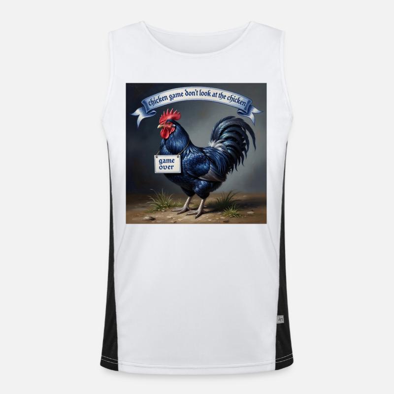 jeu de poulet Débardeur respirant contrasté Homme 