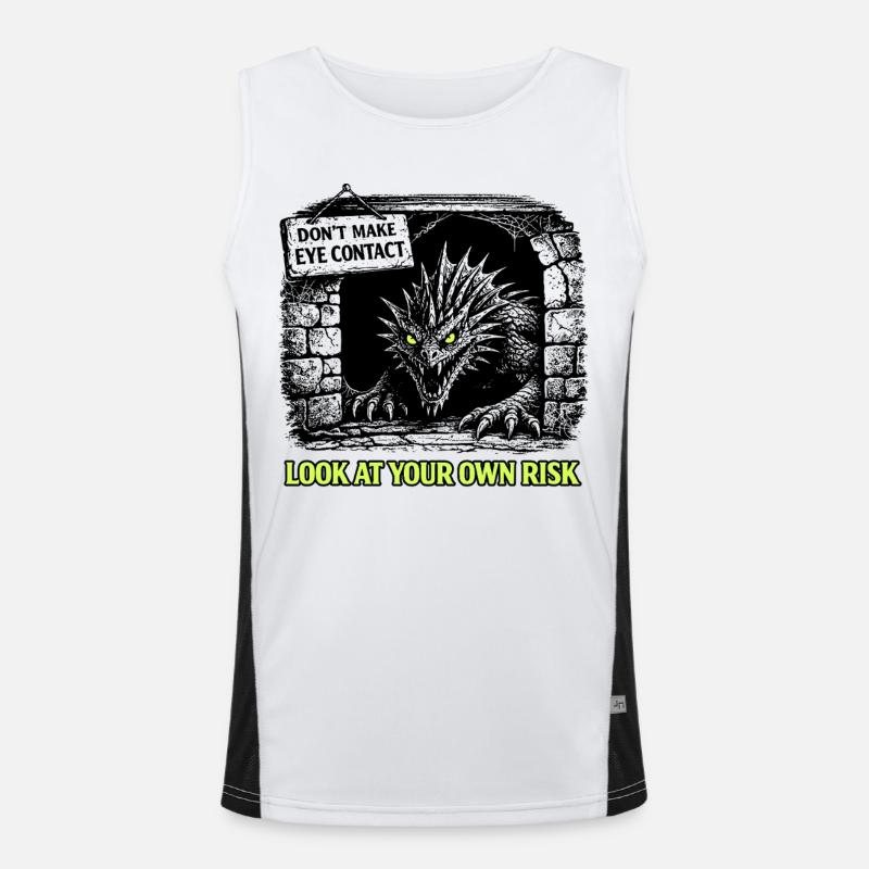 Bazyliszek Polish Legend Warning Men's Functional Contrast Tank Top 