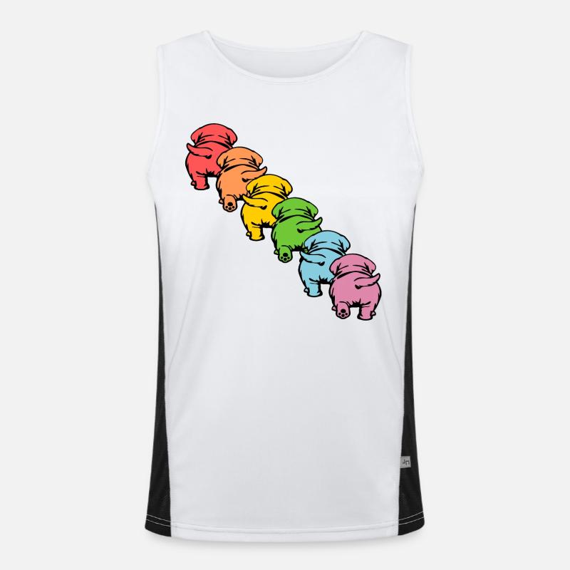 INCLUSION DOGS DIVERSITY Men's Functional Contrast Tank Top 