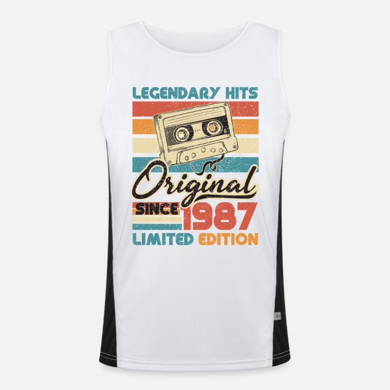 Original since 1987 Men's Functional Contrast Tank Top 