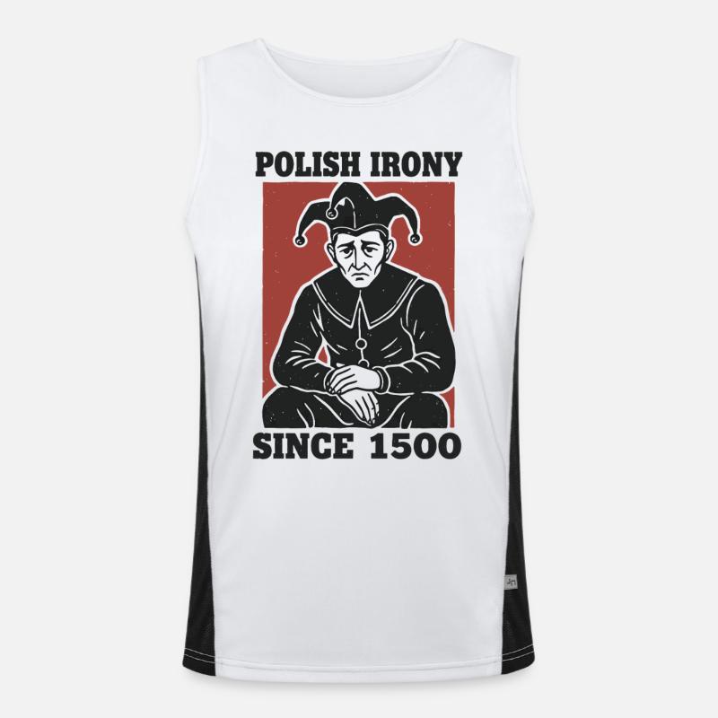 Polish Irony Stańczyk Since 1500 Men's Functional Contrast Tank Top 