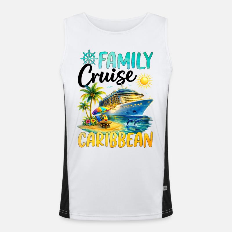 Croisière familiale dans les Caraïbes Débardeur respirant contrasté Homme 