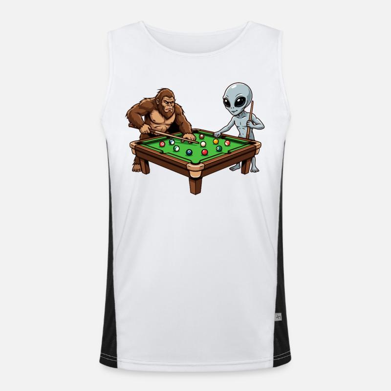 Billard Profi Design – Snooker & Pool Billard Funktionelles Kontrast-Tank Top für Männer 