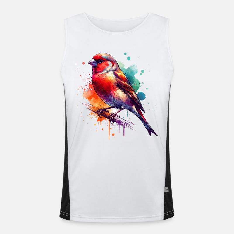 Japanisches Mövchen Geschenk Funktionelles Kontrast-Tank Top für Männer 