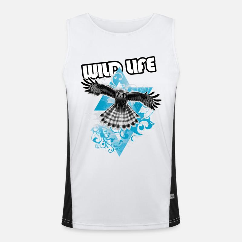 Free Eagle and Chart Men's Functional Contrast Tank Top 