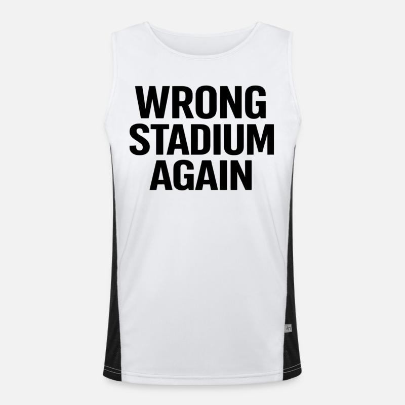 Wrong Stadium Again Men's Functional Contrast Tank Top 