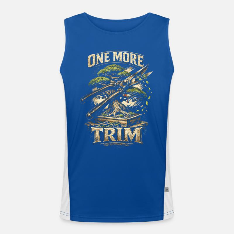 Bonsai Tree One More Trim Men's Functional Contrast Tank Top 