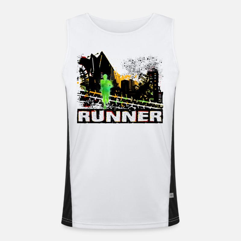 Runner Men's Functional Contrast Tank Top 