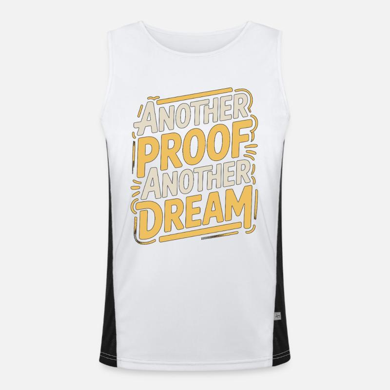 Print Designer Another Proof Another Print Expert Funktionelles Kontrast-Tank Top für Männer 