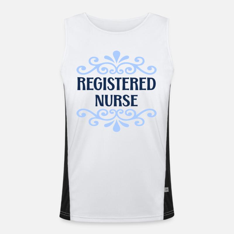 Registered Nurse Men's Functional Contrast Tank Top 