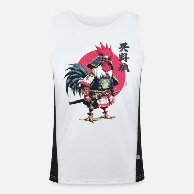 Armure samouraï coq Débardeur respirant contrasté Homme 