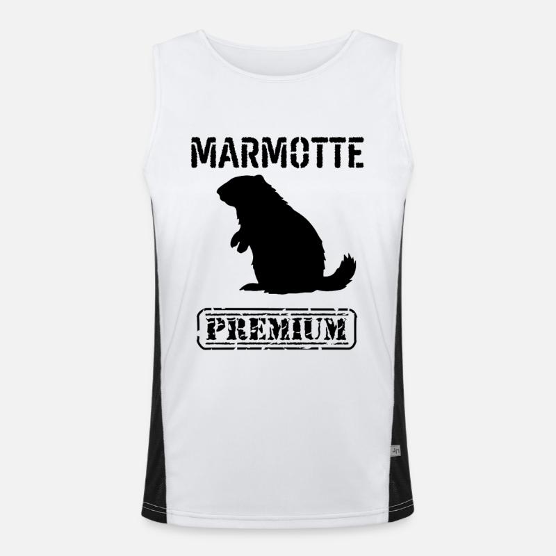 Marmotte premium  Débardeur respirant contrasté Homme 