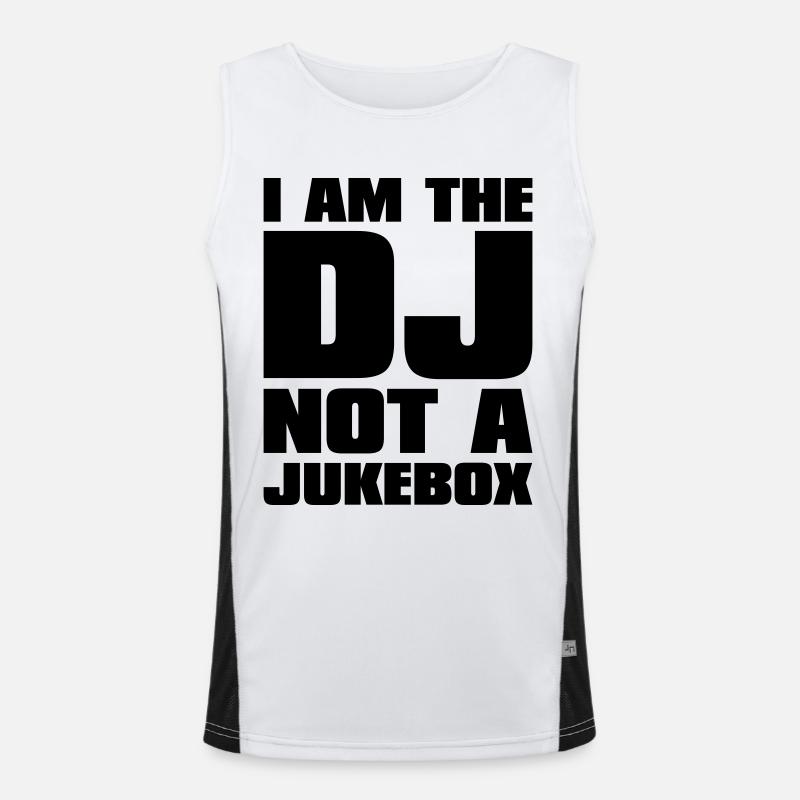 DJ - I am the DJ not a jukebox Débardeur respirant contrasté Homme 