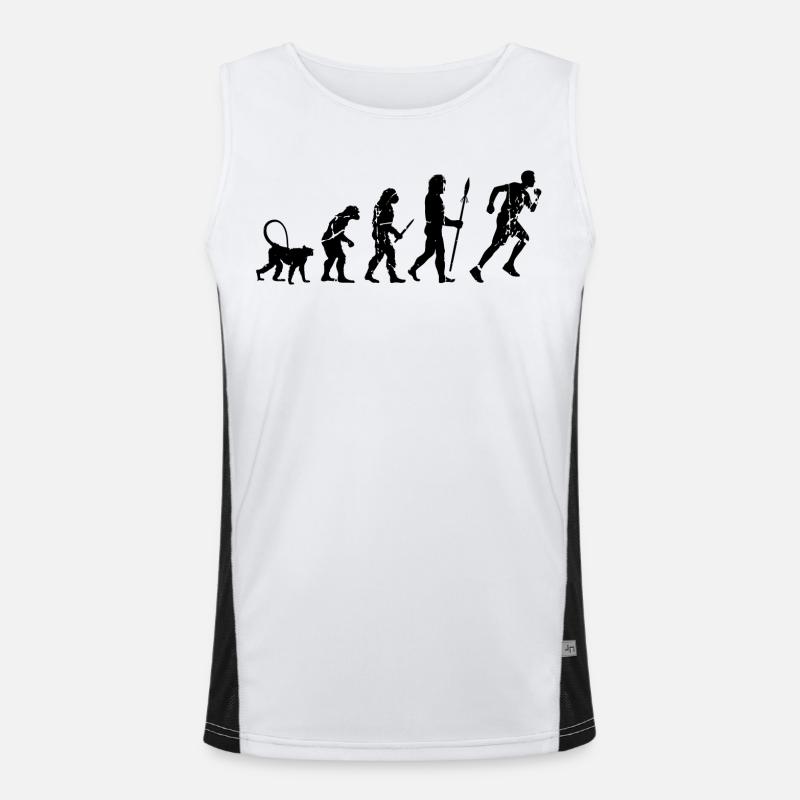 Entwicklung eines Läufers Funktionelles Kontrast-Tank Top für Männer 