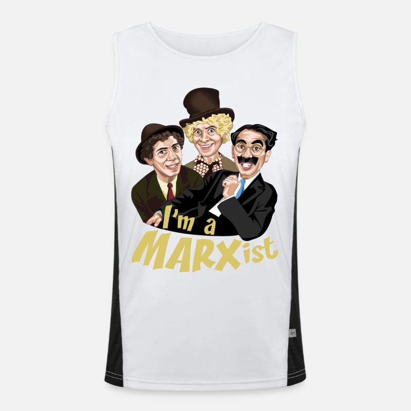 I am a MARXist Men's Functional Contrast Tank Top 