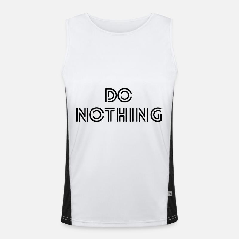 DO NOTHING Débardeur respirant contrasté Homme 
