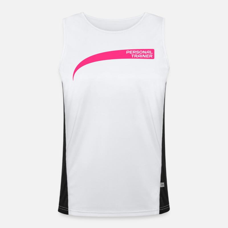 Personal trainer / Drill Instructor Funktionelles Kontrast-Tank Top für Männer 