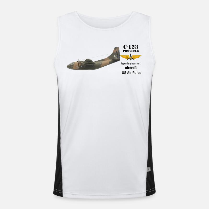 C-123 Provider Men's Functional Contrast Tank Top 