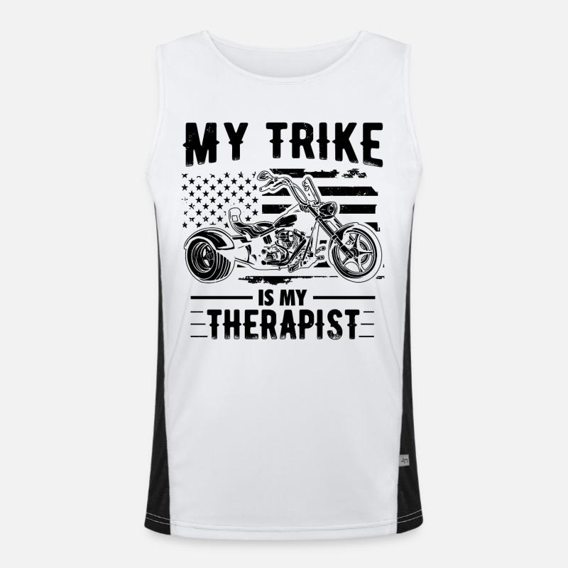 Triker Funktionelles Kontrast-Tank Top für Männer 