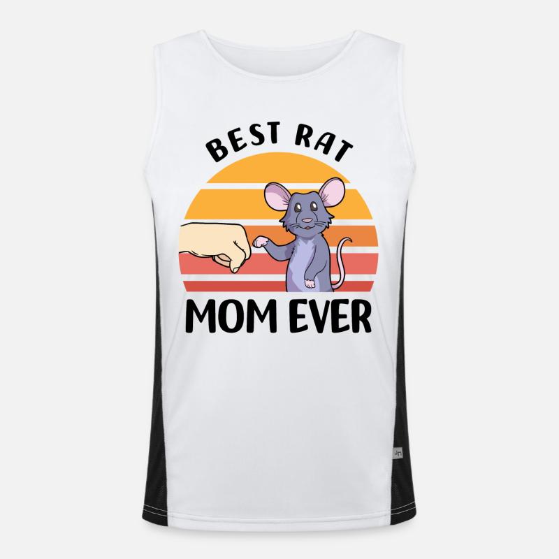 Rats Pets Men's Functional Contrast Tank Top 