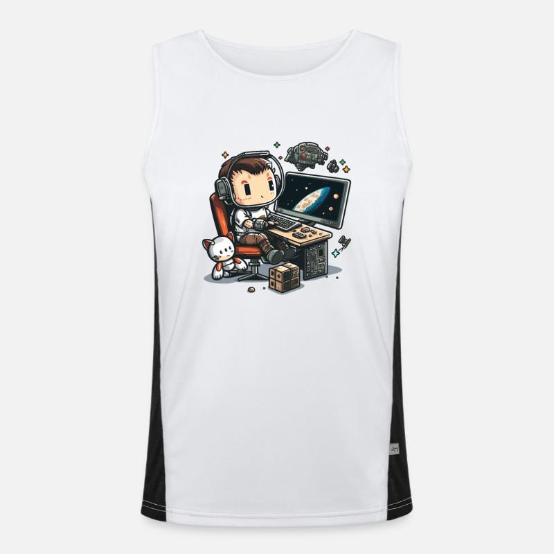 Cosmic Coding Men's Functional Contrast Tank Top 