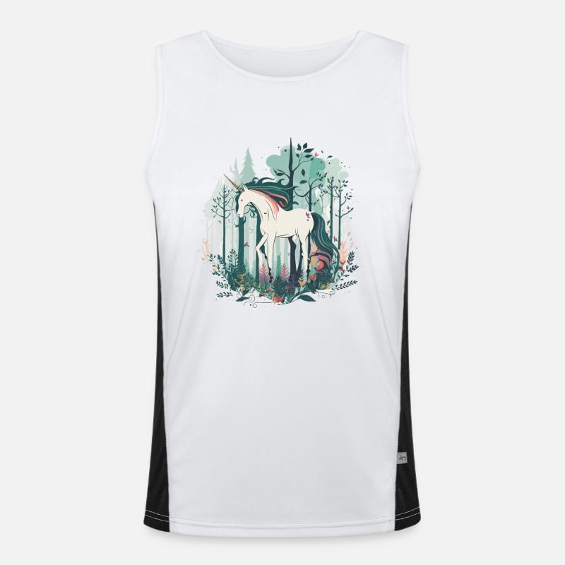 Enchanted Forest Men's Functional Contrast Tank Top 