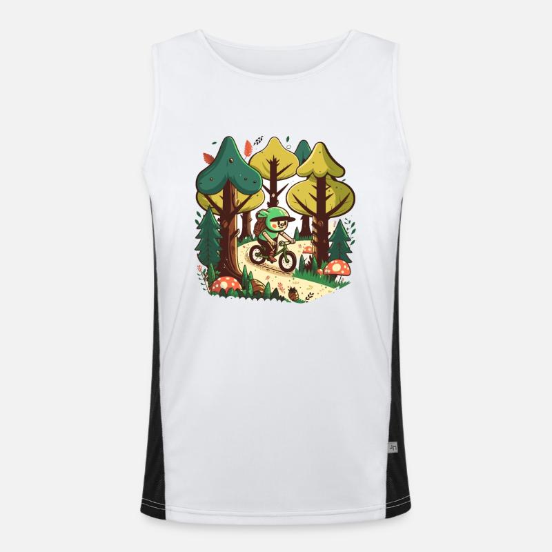 Forest Ride Men's Functional Contrast Tank Top 