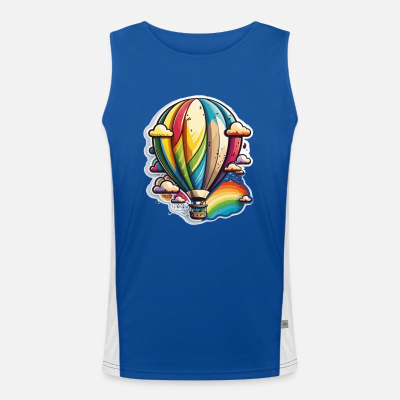 Up, Up and Away Men's Functional Contrast Tank Top 