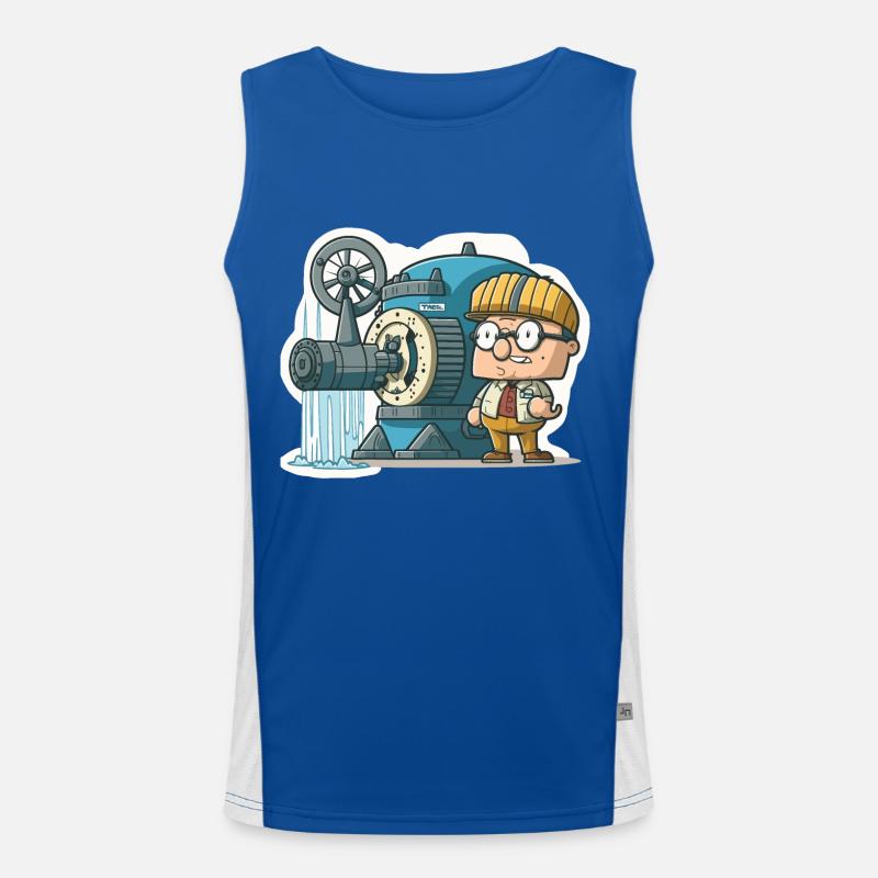 Puissance éolienne : énergie éolienne Débardeur respirant contrasté Homme 