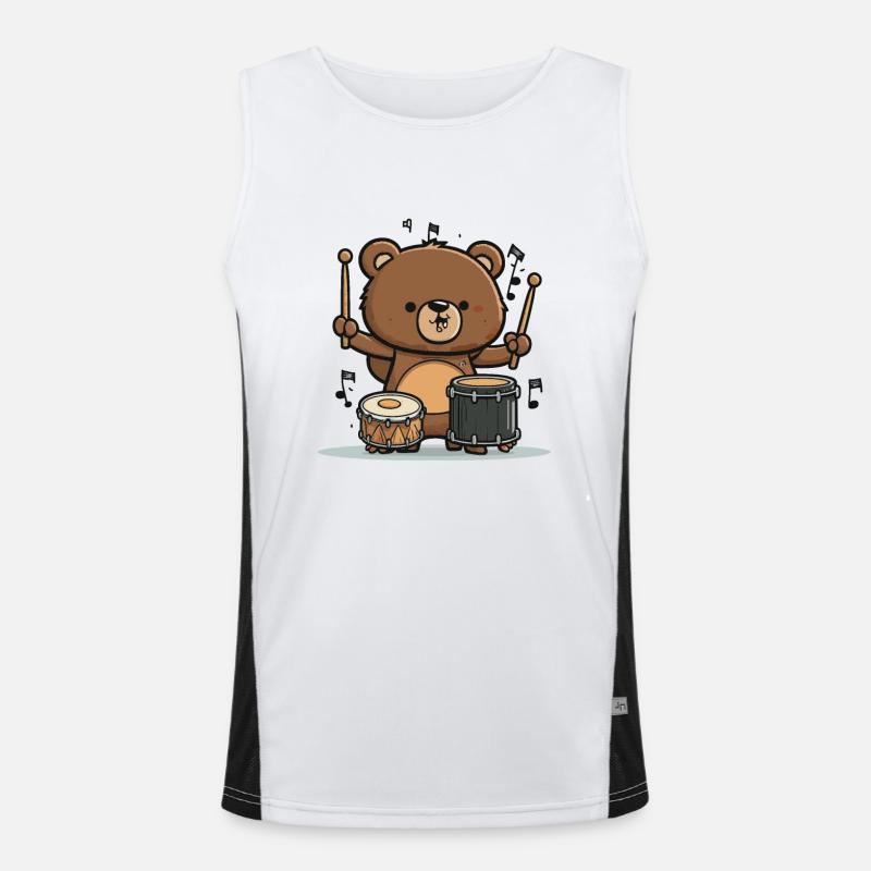 Rhythmic Rumblings Men's Functional Contrast Tank Top 