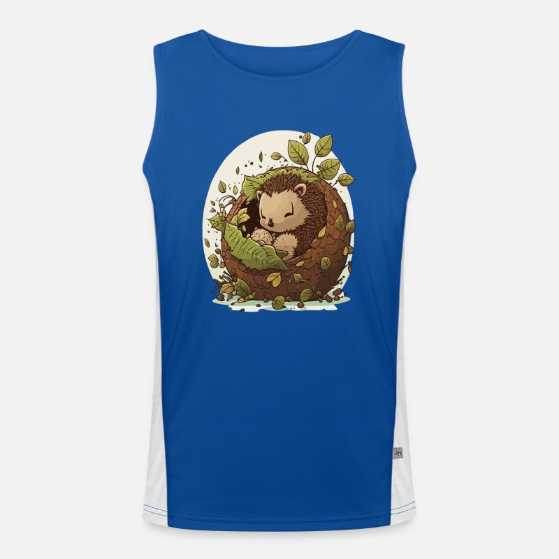 Hérisson douillet Débardeur respirant contrasté Homme 