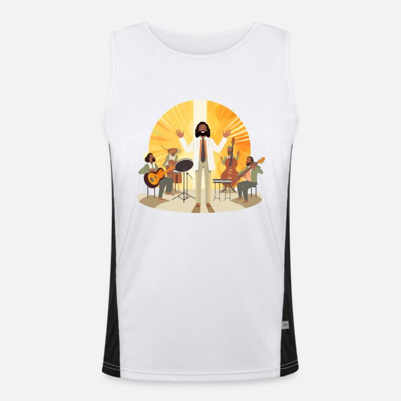 Vibraphonic Savior Men's Functional Contrast Tank Top 