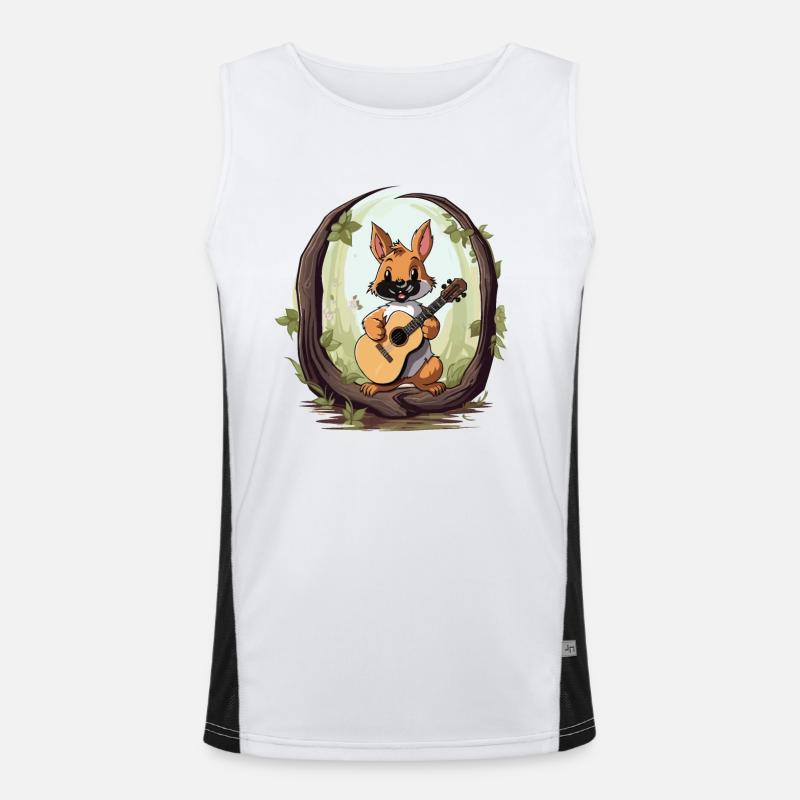 Squirrel Serenader Men's Functional Contrast Tank Top 