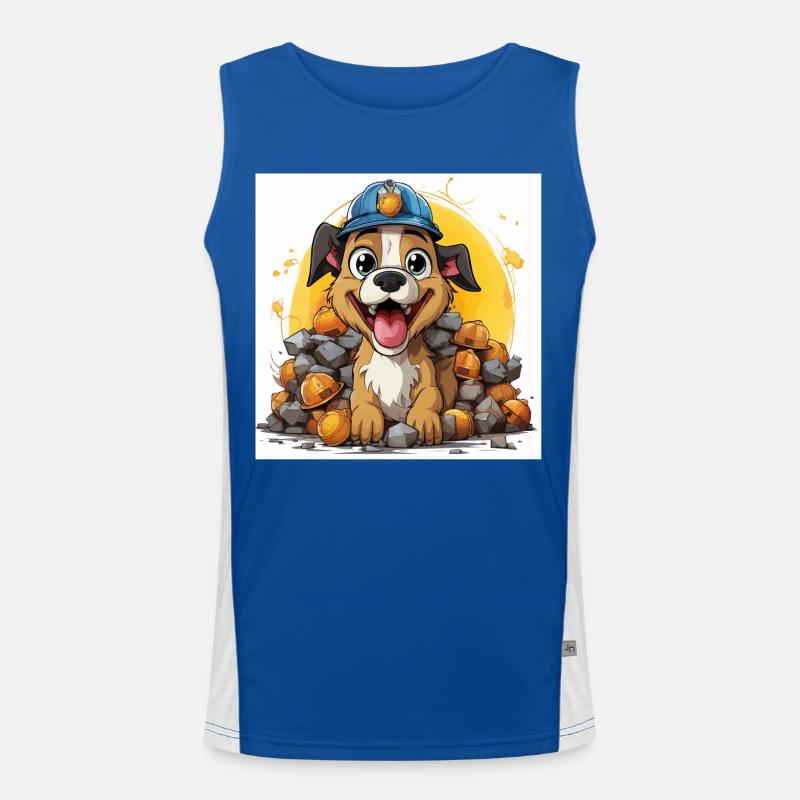 The Canine Builder Men's Functional Contrast Tank Top 