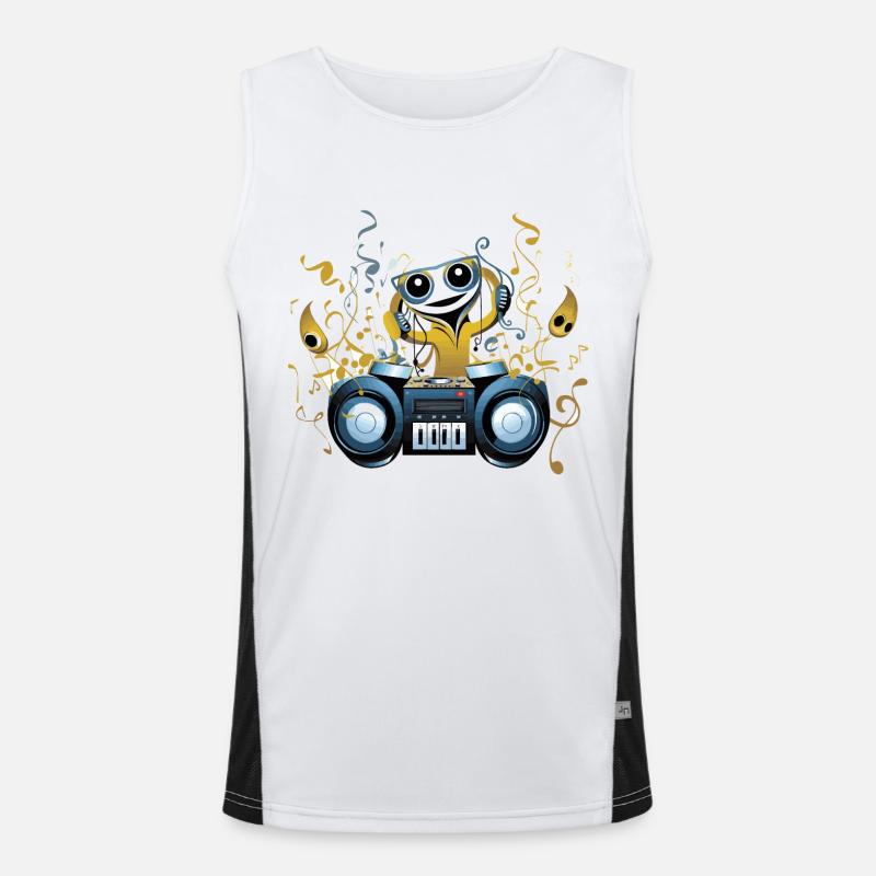 Das Aquatic Bash Funktionelles Kontrast-Tank Top für Männer 