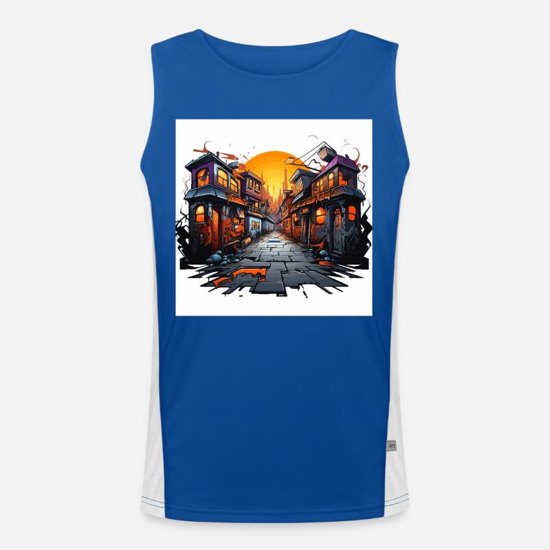 Artistic Expression Men's Functional Contrast Tank Top 