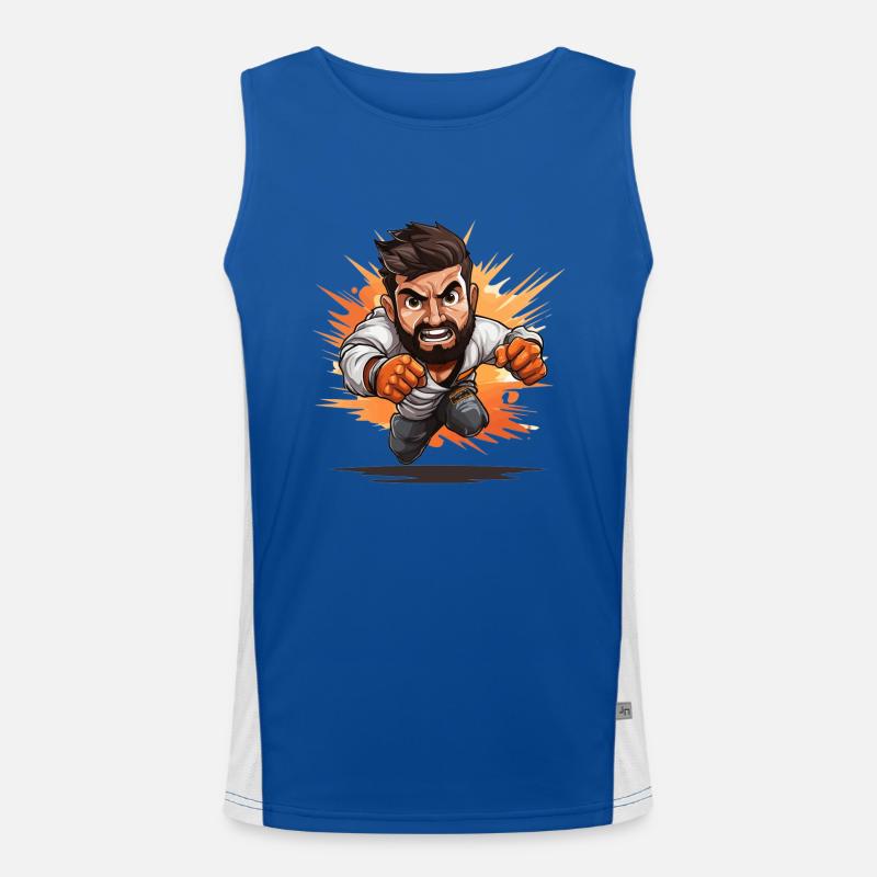Unleashed Determination Men's Functional Contrast Tank Top 