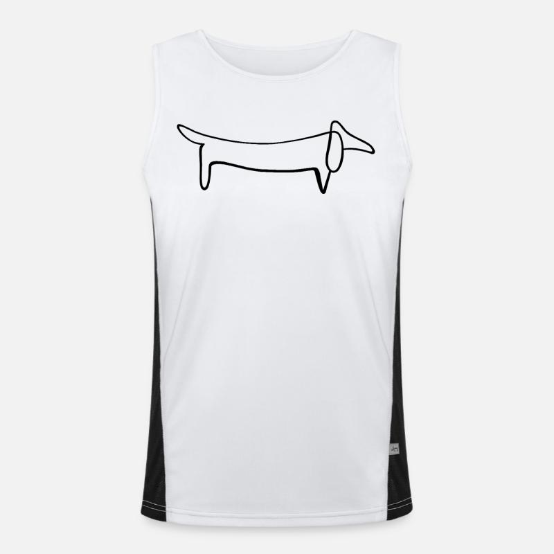 dog Men's Functional Contrast Tank Top 