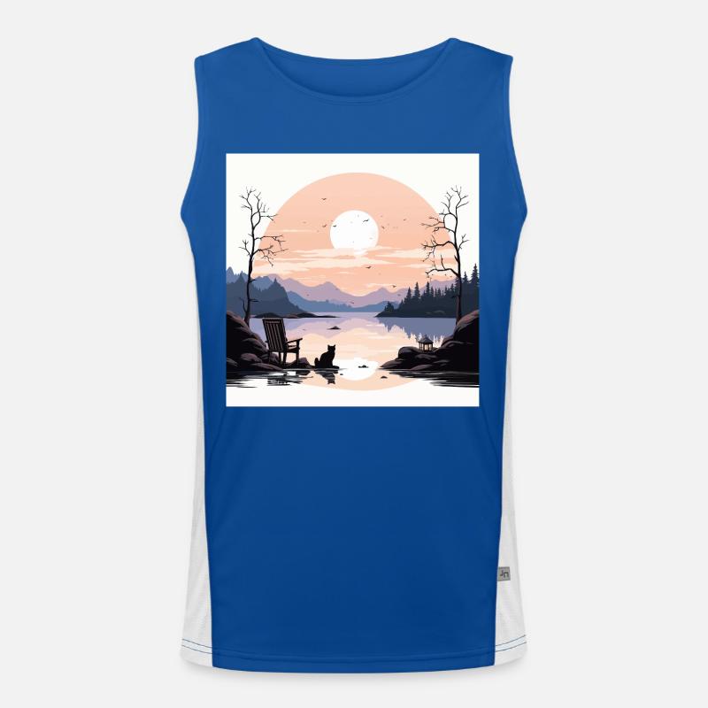 The Introverts Serenity Men's Functional Contrast Tank Top 