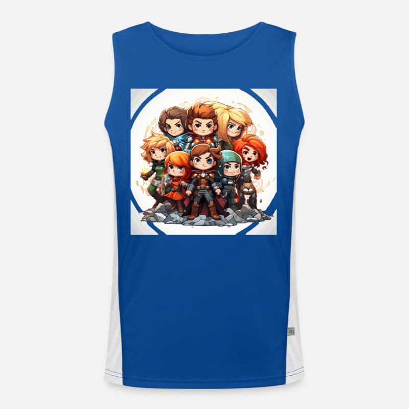 Brigade inadaptée Débardeur respirant contrasté Homme 