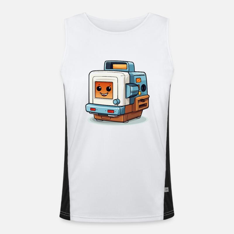 Instant Flashback Men's Functional Contrast Tank Top 