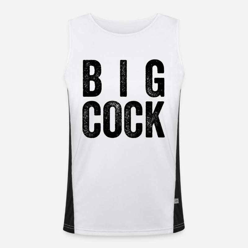 Grosse bite Débardeur respirant contrasté Homme 