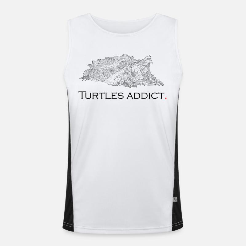 Turtles addict Débardeur respirant contrasté Homme 