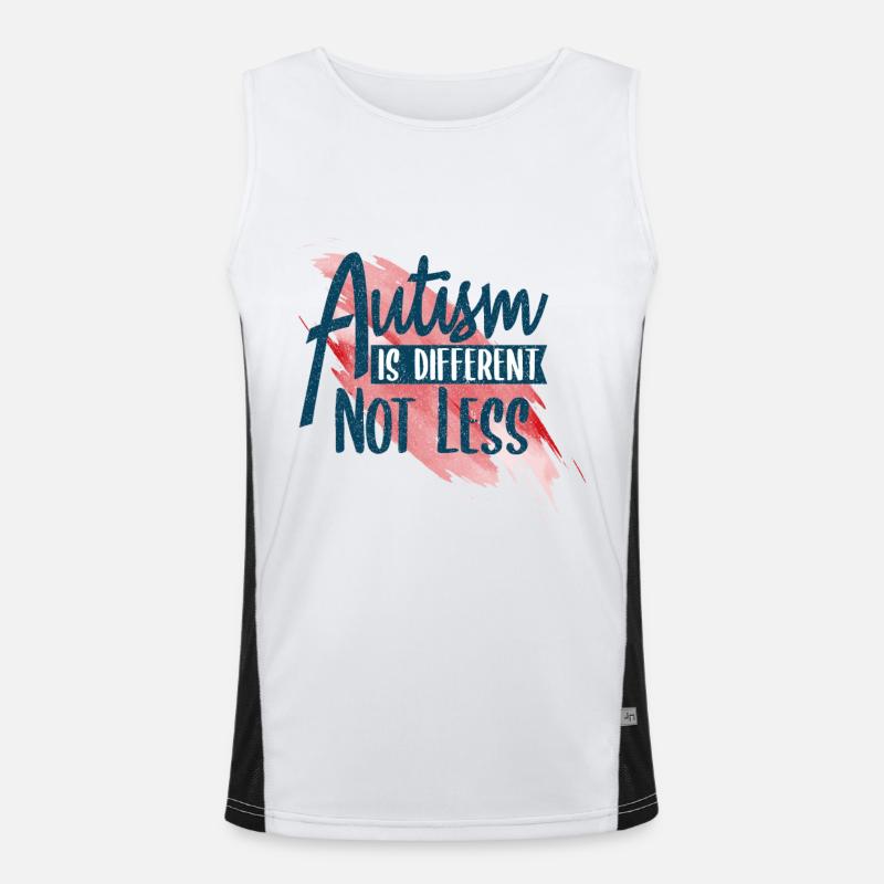 Autismus Funktionelles Kontrast-Tank Top für Männer 