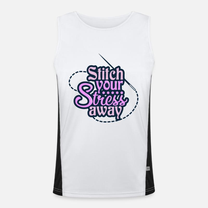 Nähen Funktionelles Kontrast-Tank Top für Männer 