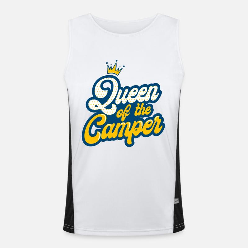 Caravan camping Men's Functional Contrast Tank Top 