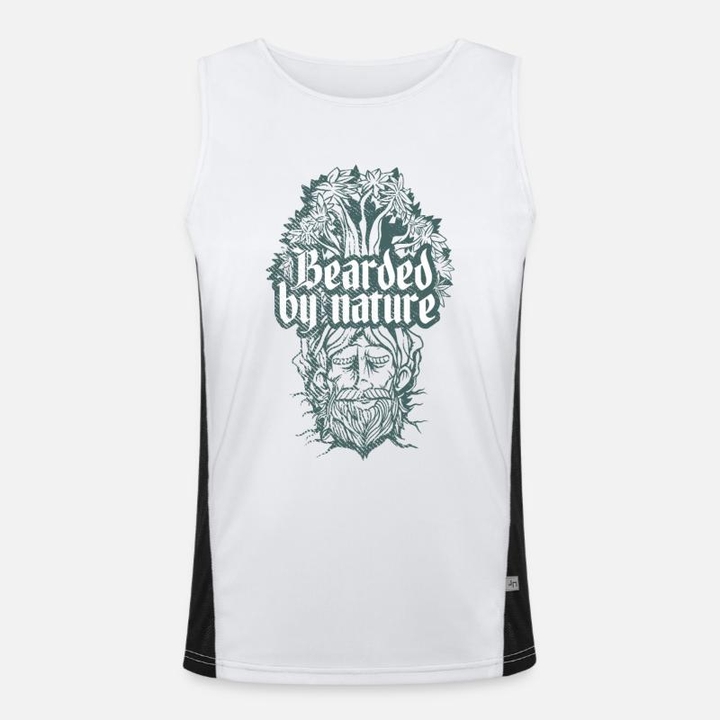 beard Men's Functional Contrast Tank Top 