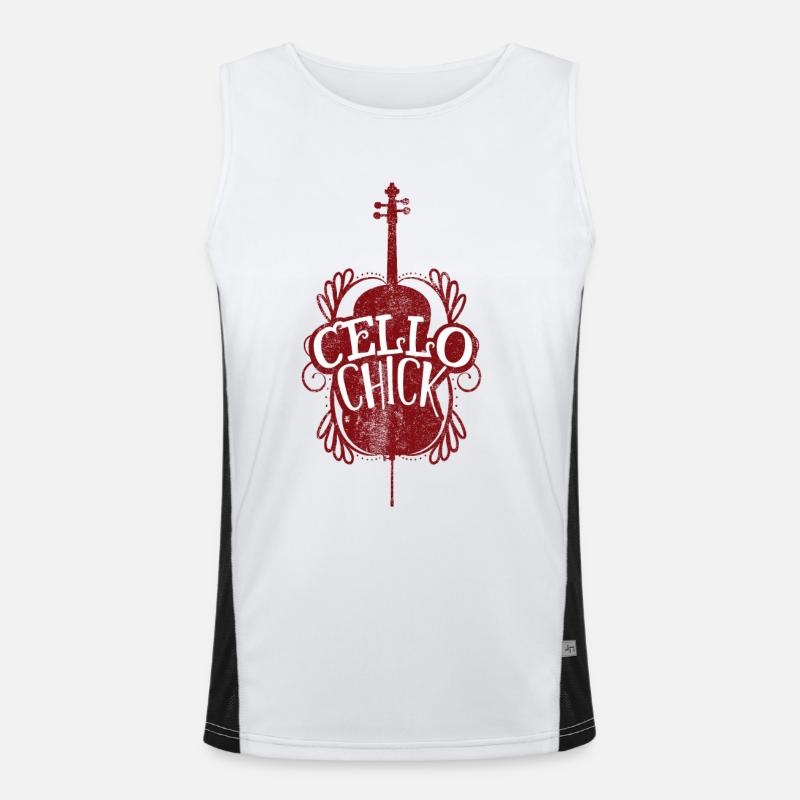 cello Men's Functional Contrast Tank Top 