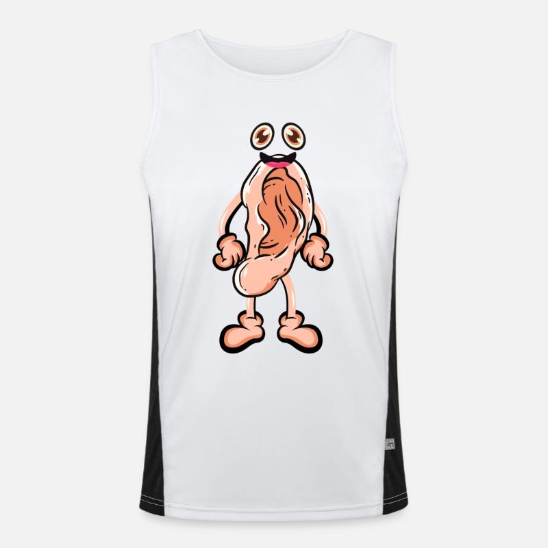 Oreille Débardeur respirant contrasté Homme 