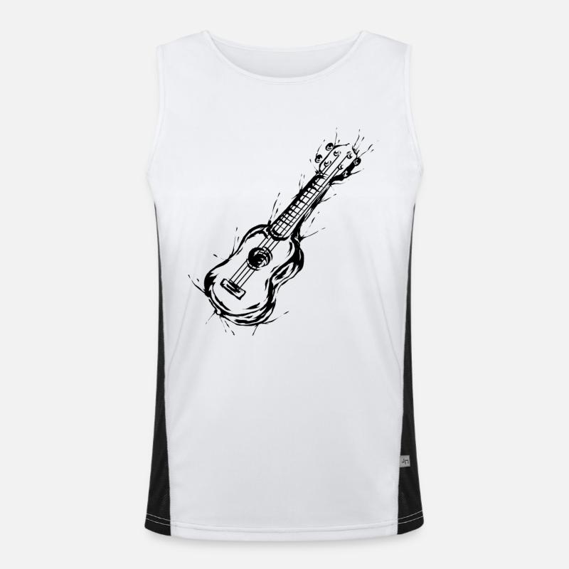 Ukulélé Débardeur respirant contrasté Homme 